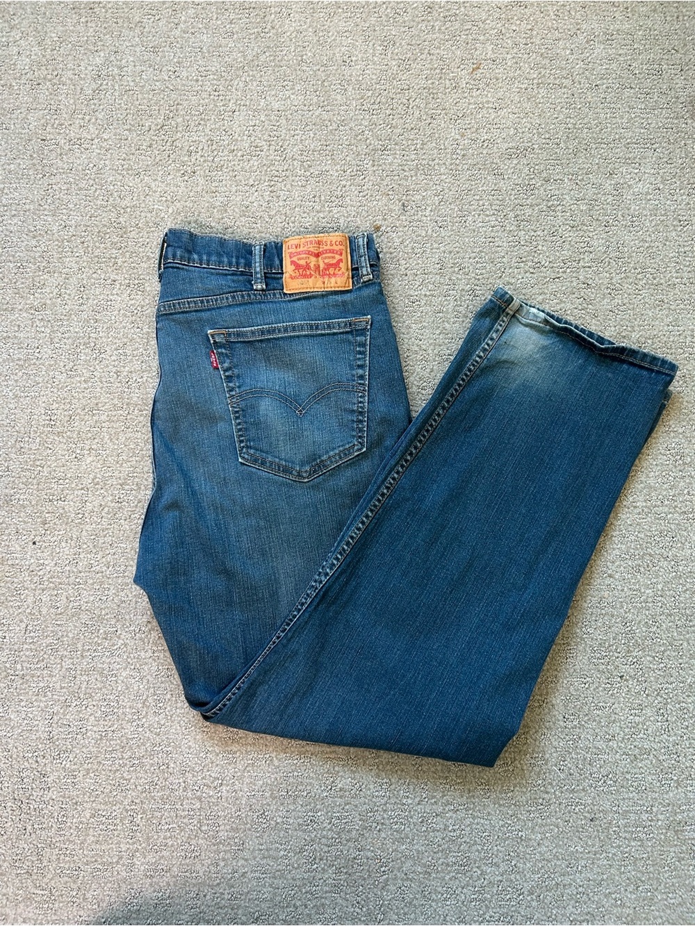 Levi's Men's Indigo Blue Straight Jeans